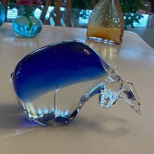 Vintage Murano Glass Bull Paperweight